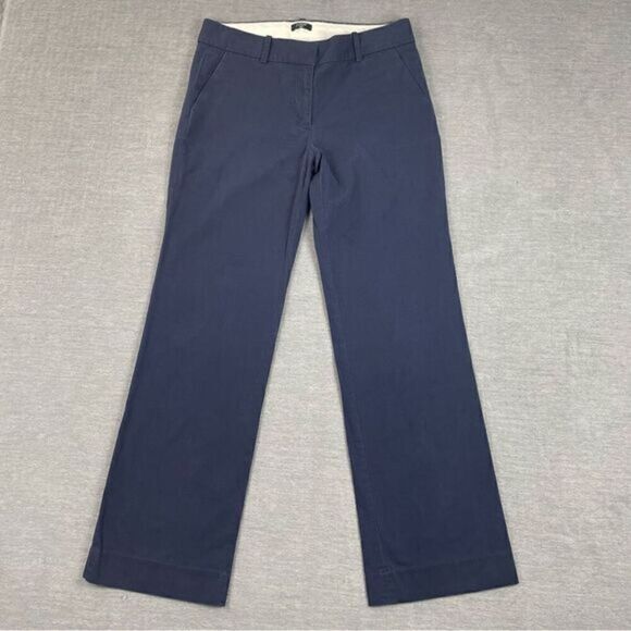J. Crew Pants - J Crew City Fit Navy Blue Khaki Dress Pants Women’s Size 6S